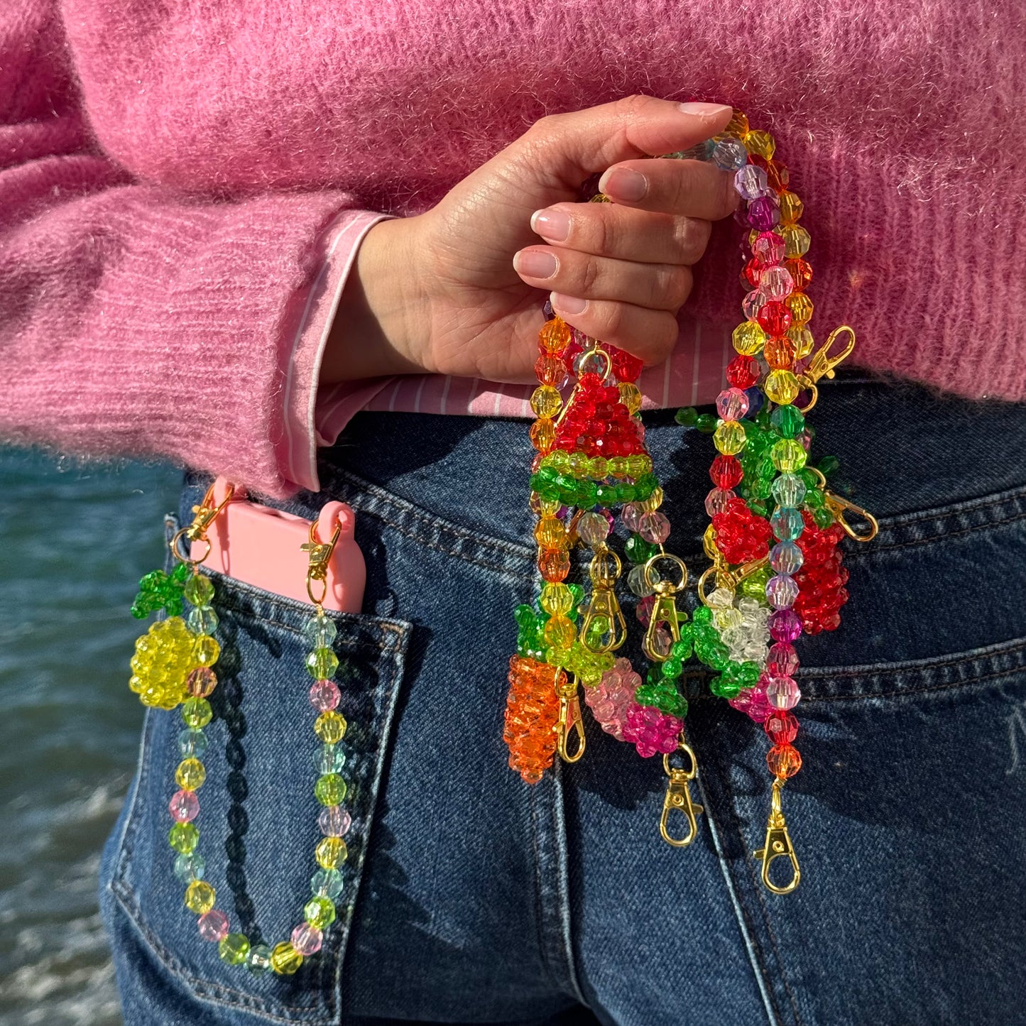 FRAISE Bijou de portable