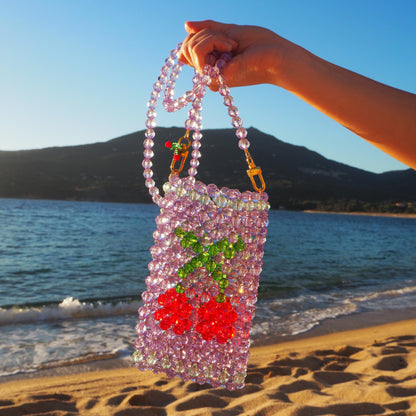 Pochette portable CERISE